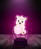 lampka_led_3d_plexido_z_nadrukiem_miś_z_serduszkiem