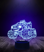 Lampka LED 3D Plexido Blaze i Mega Maszyny - 3