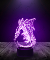 Lampka LED 3D Plexido Gra o Tron Ród Smoka - 2