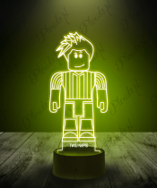 lampka_led_3d_plexido_roblox_chłopak