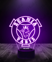 Lampka LED 3D Plexido Ciężarówka Scania Vabis Logo - 2