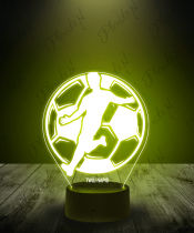 Lampka LED 3D Plexido Piłkarz Piłka Nożna - 3