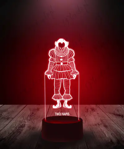 lampka_led_3d_plexido_pennywise_horror_to