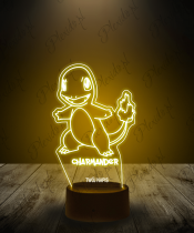 Lampka LED 3D Plexido Pokemon Charmander - 2