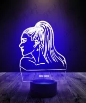 Lampka LED 3D Plexido Ariana Grande