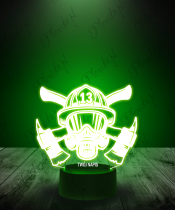 Lampka LED 3D Plexido Straż Pożarna Kask - 2