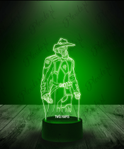 Lampka LED 3D Plexido Valorant Cypher - 1