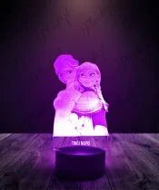 Lampka LED 3D Plexido Kraina Lodu Elsa