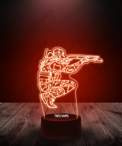 lampka_led_3d_plexido_żołnierz_wojsko