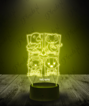 Lampka LED 3D Plexido Harry Potter Hogwart Domy - 2