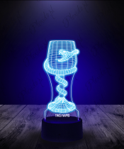 lampka_led_3d_plexido_lekarz_służba_zdrowia