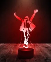 Lampka LED 3D Plexido Michael Jackson