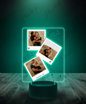 Lampka LED 3D Plexido Prezent na Walentynki Polaroid - 2