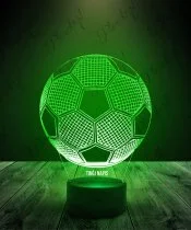 Lampka LED 3D Plexido Piłka Nożna