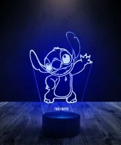 Lampka LED 3D Plexido Lilo i Stich