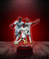 Lampka LED 3D Plexido z Nadrukiem Vinicius Junior - 2