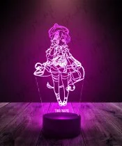Lampka LED 3D Plexido Genshin Impact Qiqi