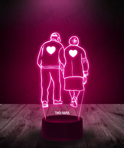 Lampka LED 3D Plexido Sanatorium Miłości Para - 1
