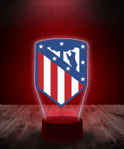 Lampka LED 3D Plexido z Nadrukiem Atletico Madryt - 2
