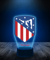 Lampka LED 3D Plexido z Nadrukiem Atletico Madryt - 3