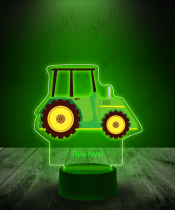 lampka_led_3d_plexido_zielony_traktorek