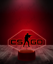 Lampka LED 3D Plexido z Nadrukiem CS GO Counter Strike - 1