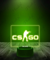 Lampka LED 3D Plexido Counter-Strike CS GO - 1
