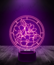 Lampka LED 3D Plexido Ogrodnictwo Kwiaty - 1
