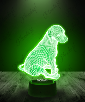 lampka_led_3d_plexido_piesek_szczeniaczek