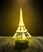 Lampka LED 3D Plexido Wieża Eiffla