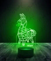 Lampka LED 3D Plexido Fortnite Lama Alpaka