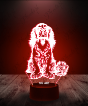 Lampka LED 3D Plexido Cocker Spaniel - 3