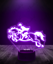 lampka_led_3d_plexido_koń_skoki